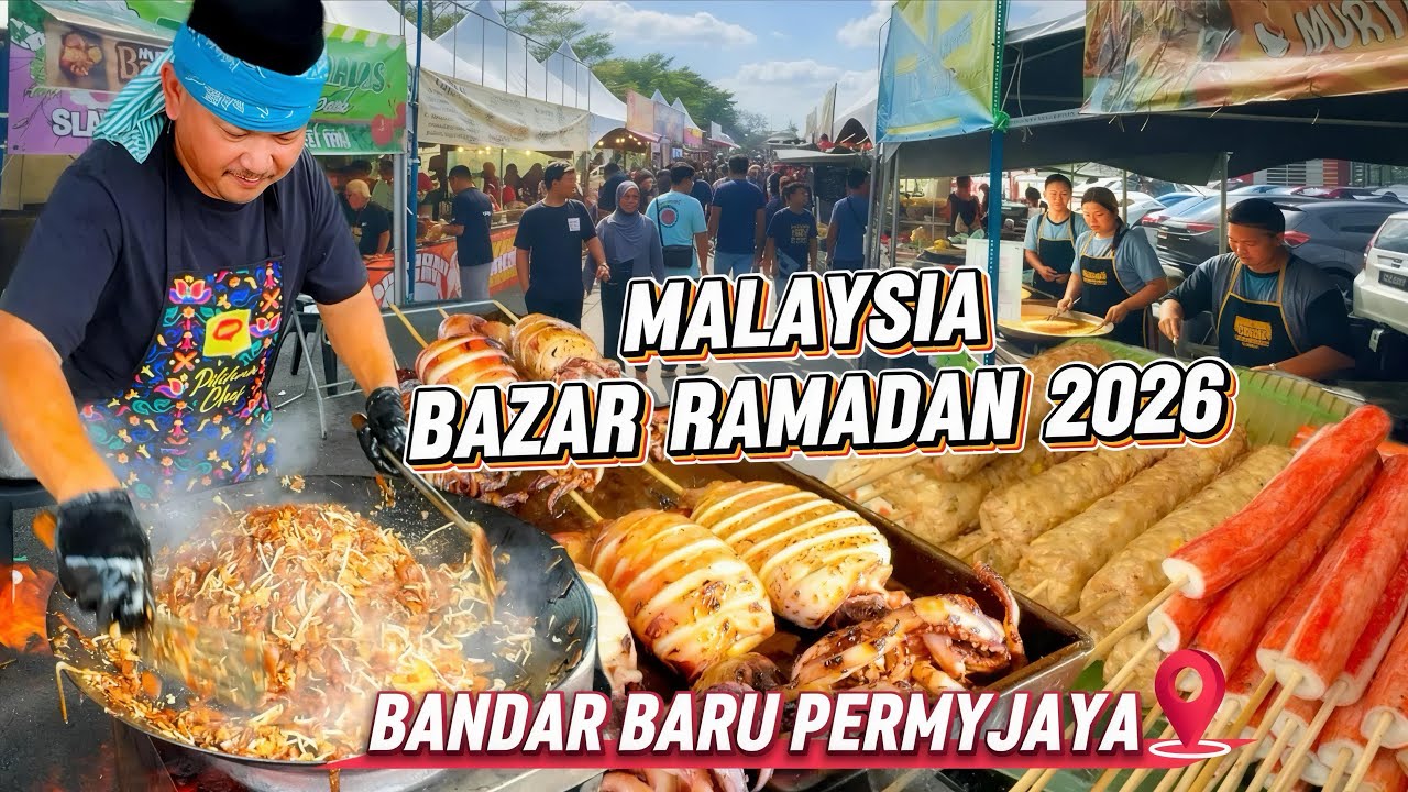 Bazar Ramadan Miri 2026 | Bazaar Ramadhan | TAKJIL Street Food 🇲🇾 Bandar Baru Permyjaya Miri Sarawak