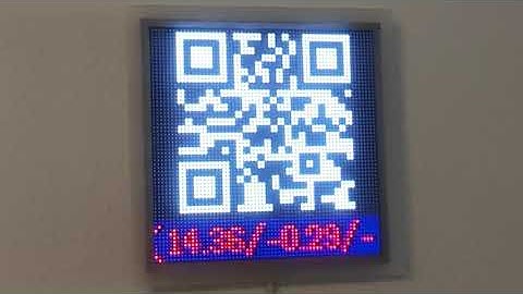QR clock auf 64x64 LED-Matrix