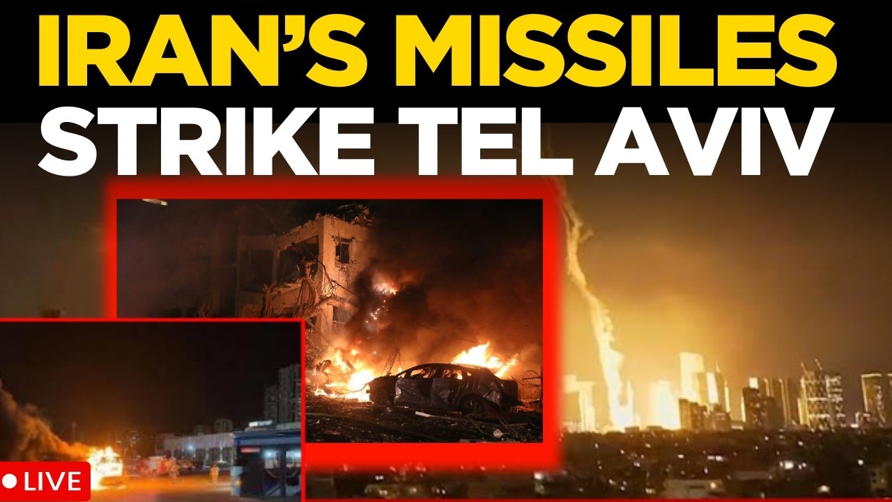 Iran-Israel War LIVE: Iran UNLEASHES Massive Missile Fury on Israel | Netanyahu | Trump | WWIII LIVE