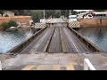 Corinth Isthmus canal submersible bridge lowering in the water