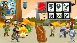 ARMY OF SOLDIERS  TEAM BATTLE - Walkthrough Gameplay Part 2 (iOS Android) screenshot 5