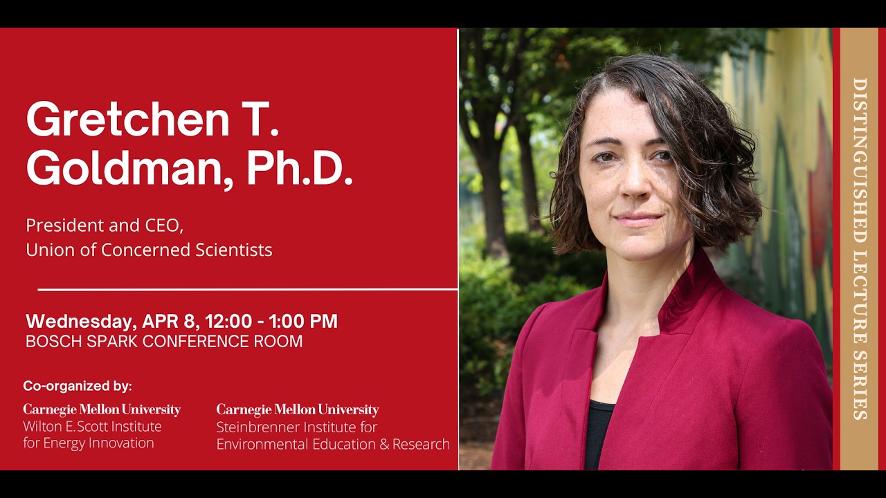 Distinguished Lecture with Gretchen Goldman