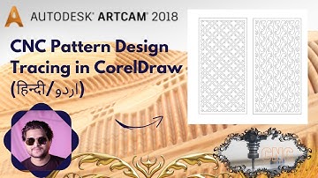 CNC Pattern Design Tracing in CorelDraw