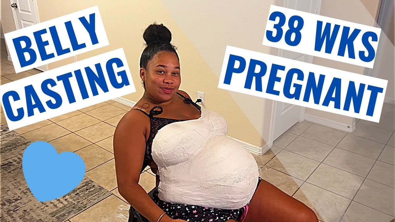 BELLY CASTING 38 WEEKS PREGNANT VLOG YouTube