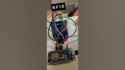 RFID SENSOR interfacing NodeMCU with Firebase