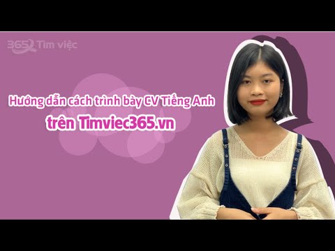 Video Hướng dẫn cách tạo CV Tiếng Anh online trên... - youtube
