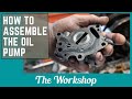 How to assemble the OIL PUMP - 1945 Harley Davidson WLA / ep152