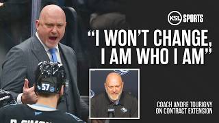 Details André Tourigny on Contract Extension, Lineup Battles & Championship Urgency | Utah Mammoth Media Day Update