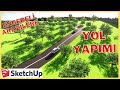 #SKETCHUP2020,ENGEBELİ,EĞİMLİ ARAZİLERE YOL YAPIMI