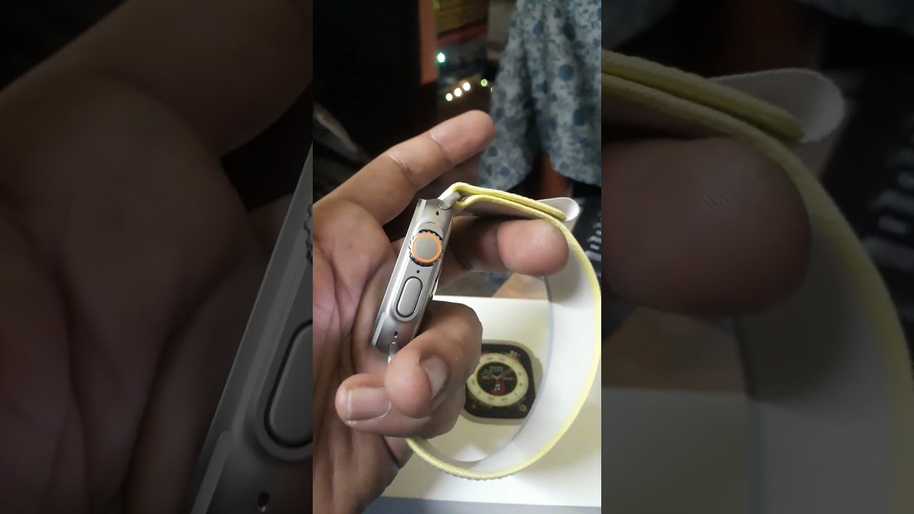 Apple watch ultra rotating crown