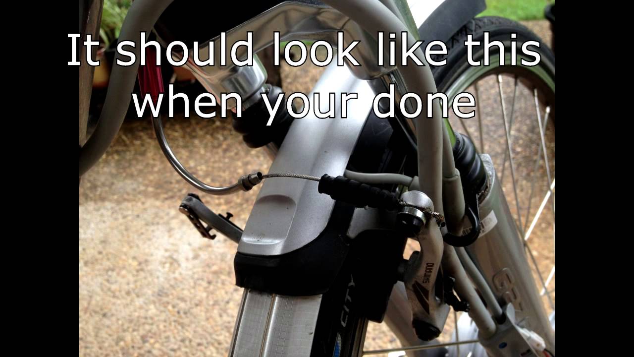 Gazelle Innergy XT Front Wheel Removal - YouTube