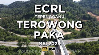 ECRL Terengganu - DUNGUN (Terowong Paka) 4K Drone Mei 2024