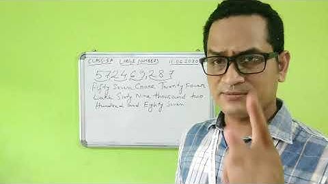 Large numbers, Class 5A, 11th June 2020@SFSNARENGI