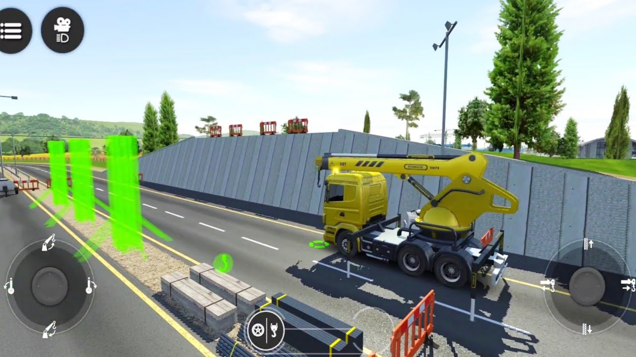 Road Over Bridge Construction Crane Truck | Truck Drive Simulator 2020 Gameplay HD
