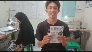 kursus jahit KTP hanya ada di AMALINA JAYA 👏🙏 bayar kursus setelah gajian pertama 🙏💪