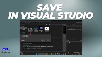 How to Save in Visual Studio