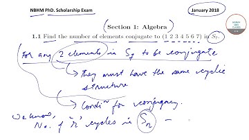 #National Board for Higher Mathematics #(NBHM) #PHD #2018 #SECTION 1 #SOLUTION 1  9836793076