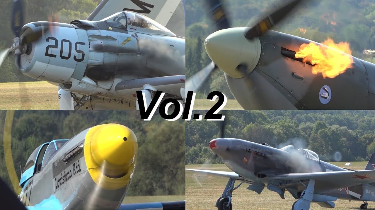 WARBIRD ENGINE STARTS Vol 2 YouTube