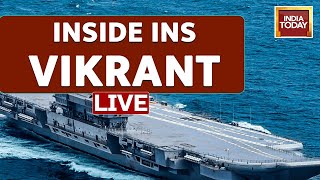 Inside INS Vikrant LIVE | PM Modi To Commission INS Vikrant | Sneak Peek Into The Aircraft Carrier