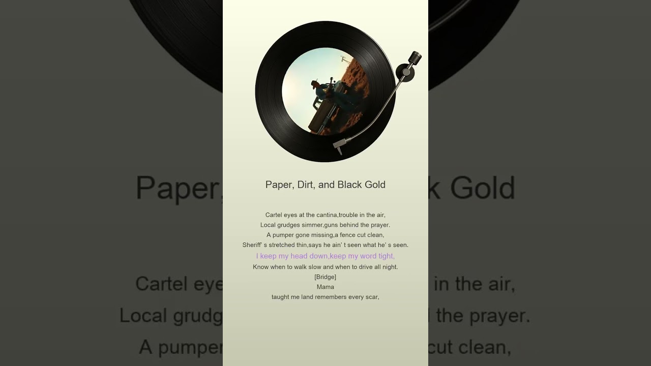 Paper, Dirt, and Black Gold
