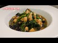 中華家庭料理 ピータンと焦げニンニクのほうれん草炒め (焦蒜皮蛋浸菠菜)