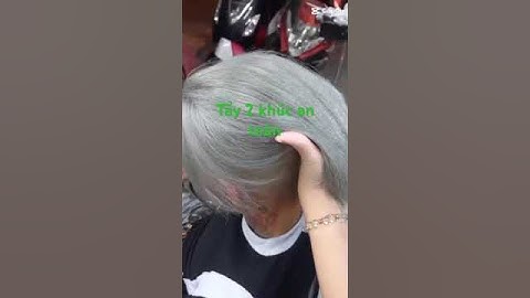 Tóc bạc nhuộm màu gì cho ngầu? Siêu phẩm xám khói