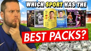 Which Sport has the best PACKS FIFA, NBA, MLB, NFL, NHL or WWE News
