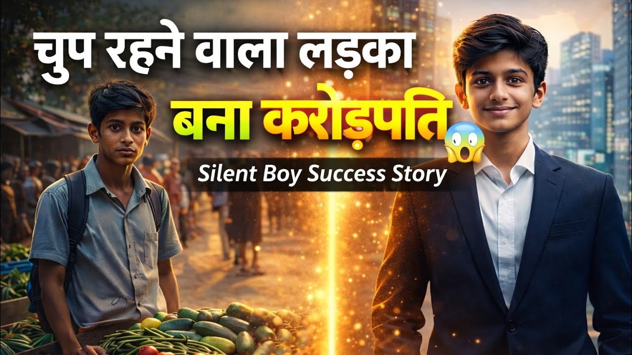 चुप रहने वाला लड़का बना करोड़पति 😱 | Silent Boy Success Story | Motivational Video Hindi