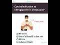 Contraindication To Nitroglycerin In Chest Pain - THE HAPPY SCALPEL