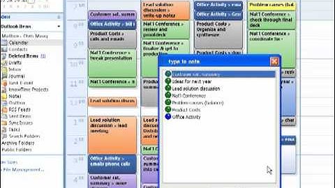 Utilize your Outlook calendar for time management