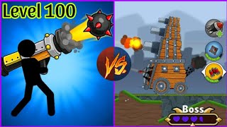Level 100 Boss Gameplay in Boom Stick:Bazooka Puzzles
