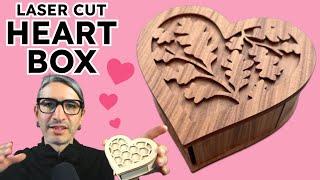 Heart Shaped Box - Laser Cutting Tutorial