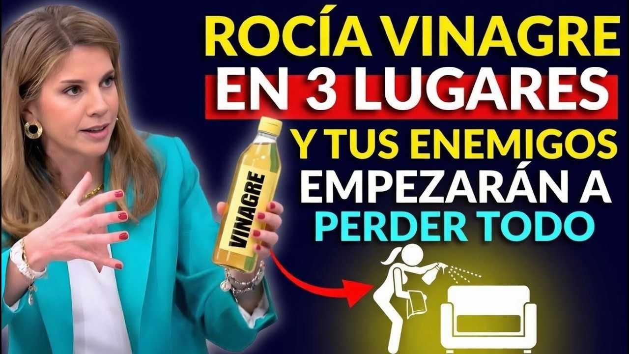 3 Lugares Secretos donde el Vinagre Atrae Riquezay y Aleja Todo lo Malo | Marian Rojas Estapé