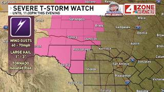 LATEST FORECAST | Partly sunny, very warm, storms possible to the West