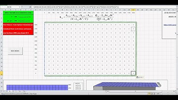 SPREADSHEET FOR 2D AQUIFER MODEL STEADY SEMICONFINED CONDITIONS
