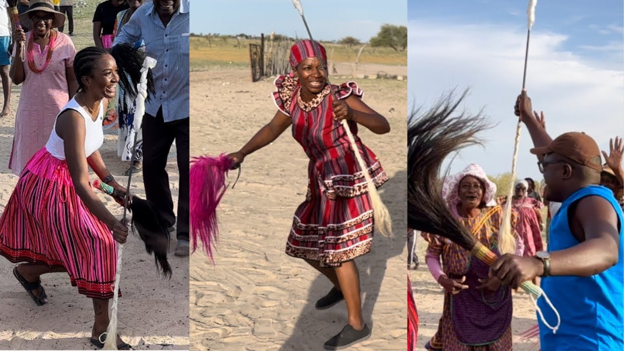 Ручка сзади. Традиционная свадьба Ошивамбо.