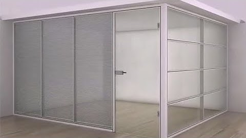 HK85 Glass Partition Wall Installation Video