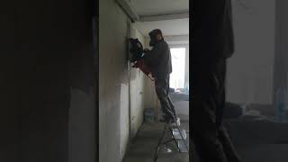 Резка дверного проёма в бетонной стене с усилением, без шума и пыли! | Алмаз Демонтаж Томск