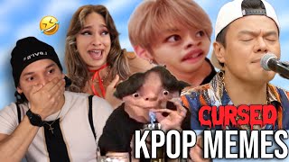 Waleska & Efra react to CURSED KPOP MEMES