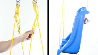 Adjusting The Ropes On The Skillbuilders Swing Seat