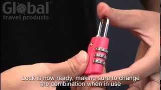 Global Travel Products - Luggage Combination Lock