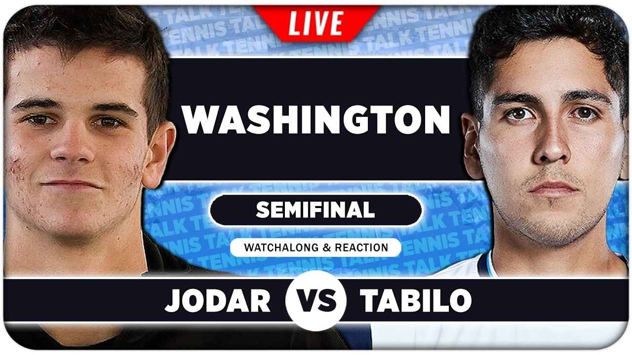 JODAR vs TABILO • ATP Washington 2026 SF • LIVE Tennis Watchalong