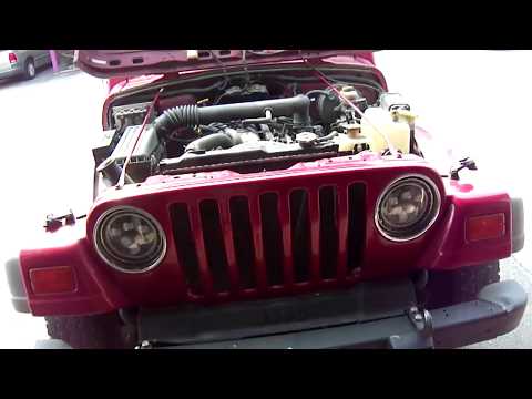 HOW TO INSTALL HEADLIGHTS AND HALO'S ON JEEP WRANGLER TJ