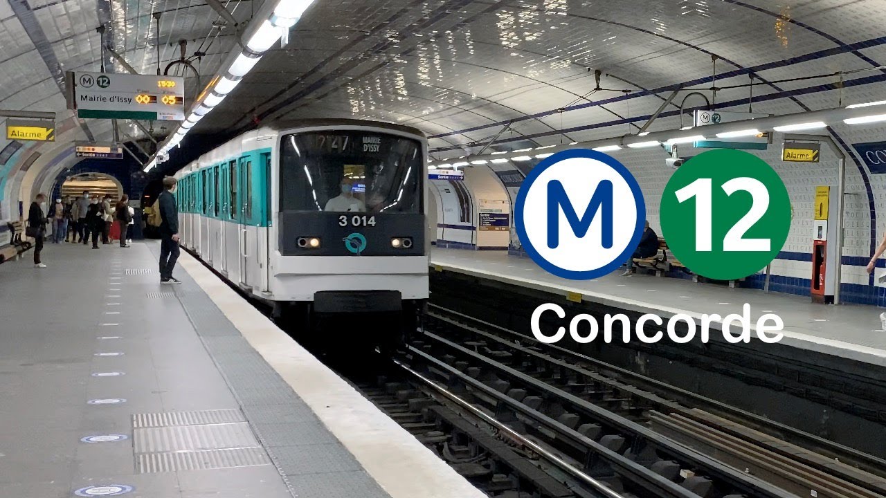 [Paris] Métro 12 (MF67) – Concorde