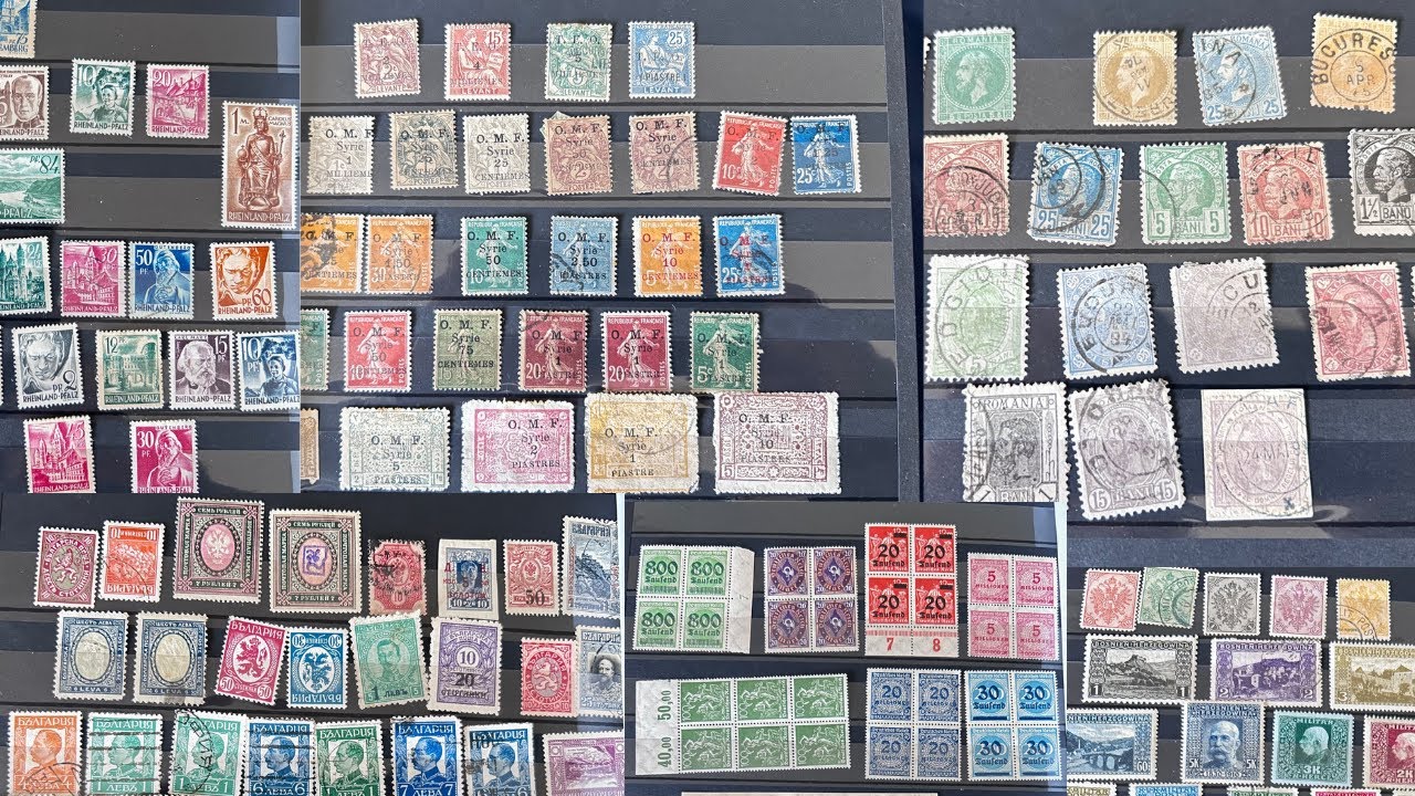 От некоторых марок я избавляюсь: Сирия, Мозамбик, Нидерланды, Франция….