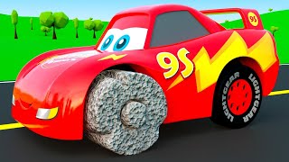 Cars with Ancient Wheels - And other Little Cars change color wrong Wheels, Color Garage stories