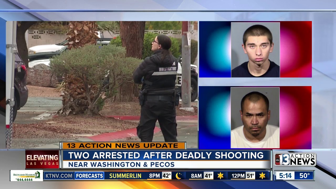 Las Vegas police arrest 2 men for murder in early December - YouTube