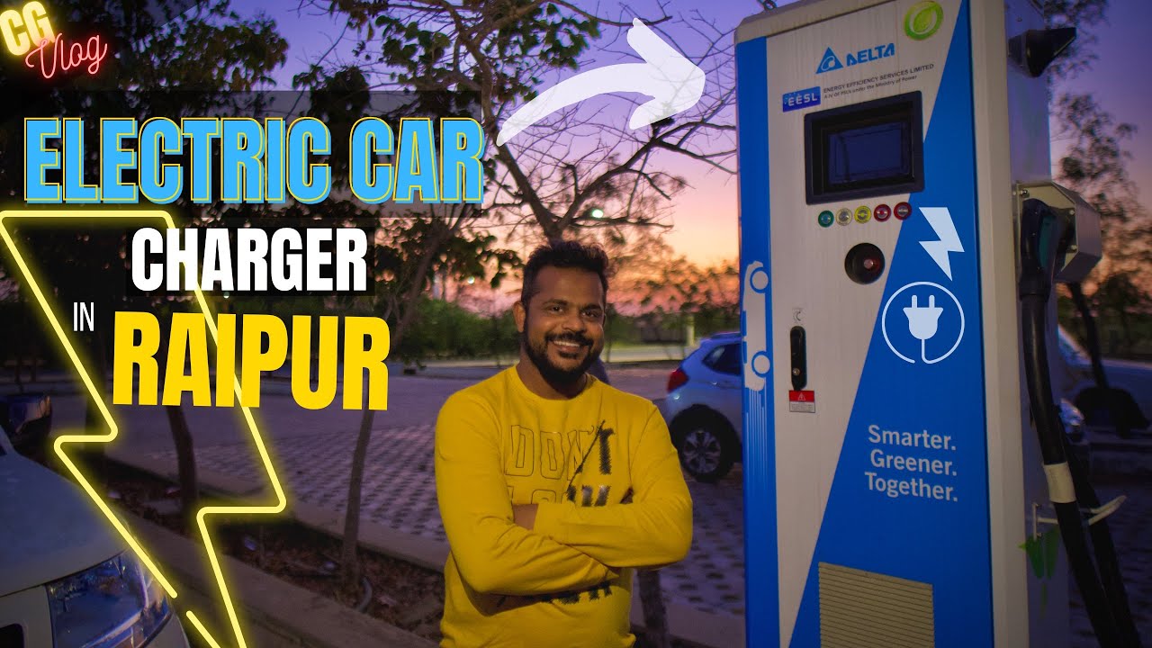 ELECTRIC CAR EV CHARGING STATION at RAIPUR YouTube