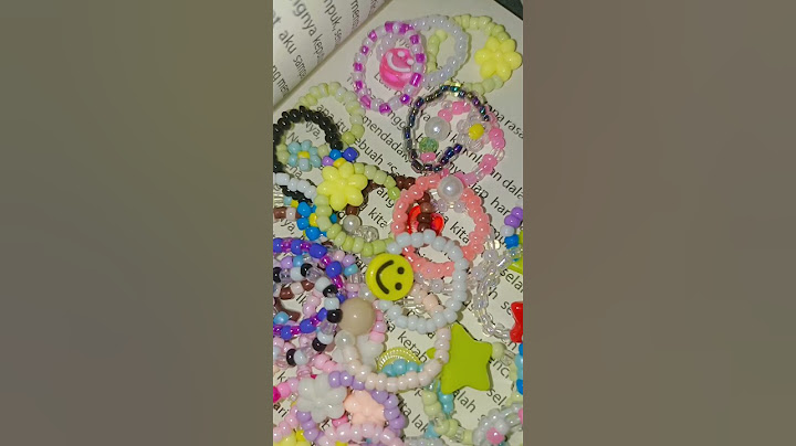 Lucu lucu banget kan cincin nya #diy #adayinmylife #beads #manikmanik #manikmanik