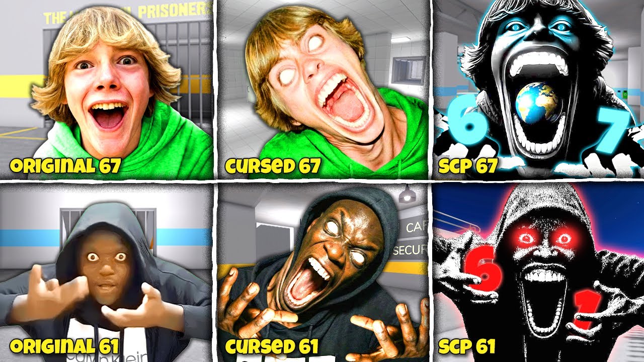 EVOLUTION OF 67 KID Vs 61 MEME! What if I BECOME SCP 67, 61 in BARRY'S PRISON RUN! New Scary Obby!